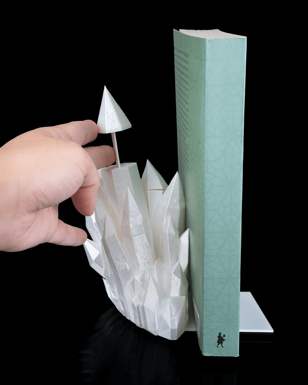 Crystal Bookmarks and Bookend